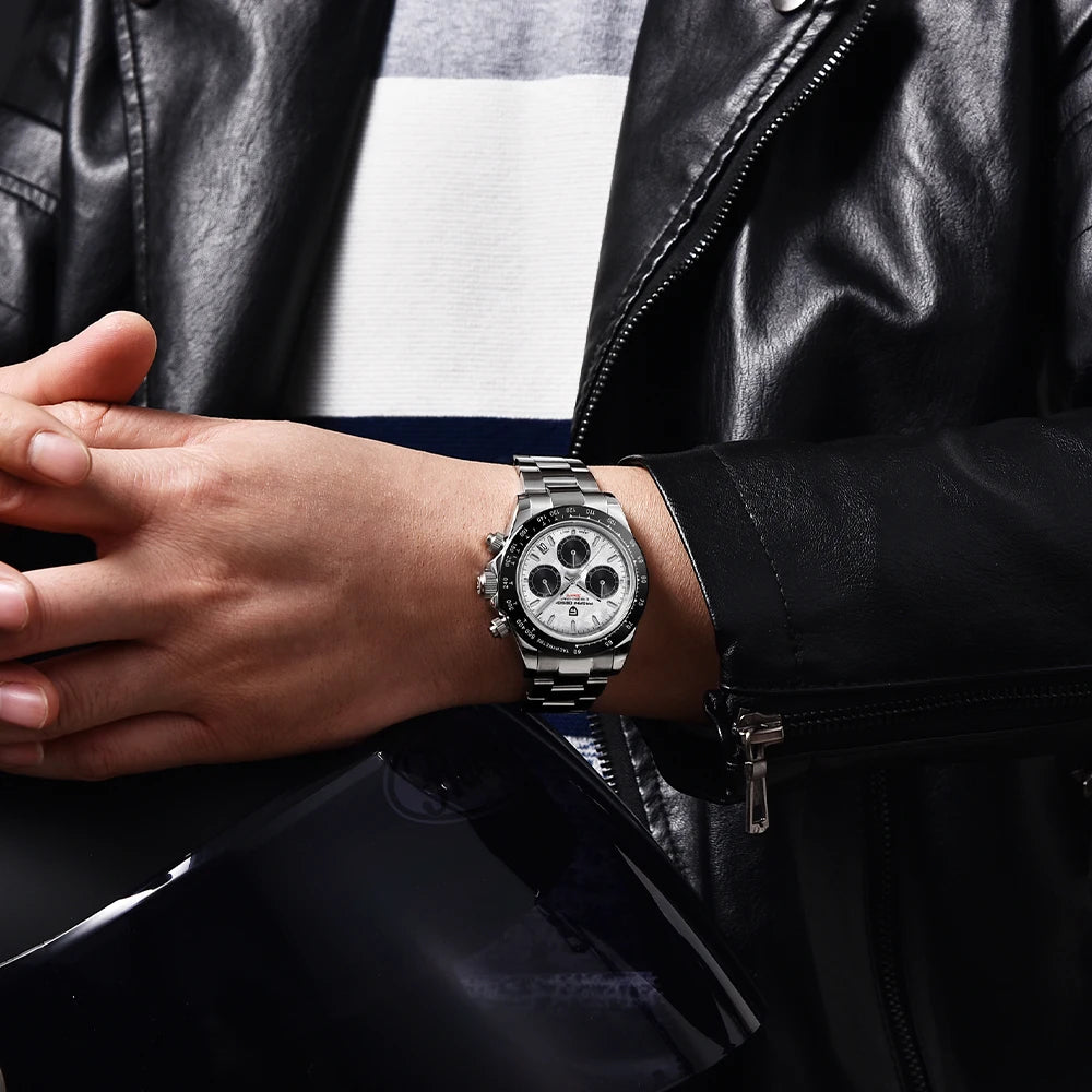 2025 New PAGANI DESIGN 40MM Men's Multifunctional Quartz Watches VK63 Sapphire Glass Chronometer Luxurys Business Watch for Men