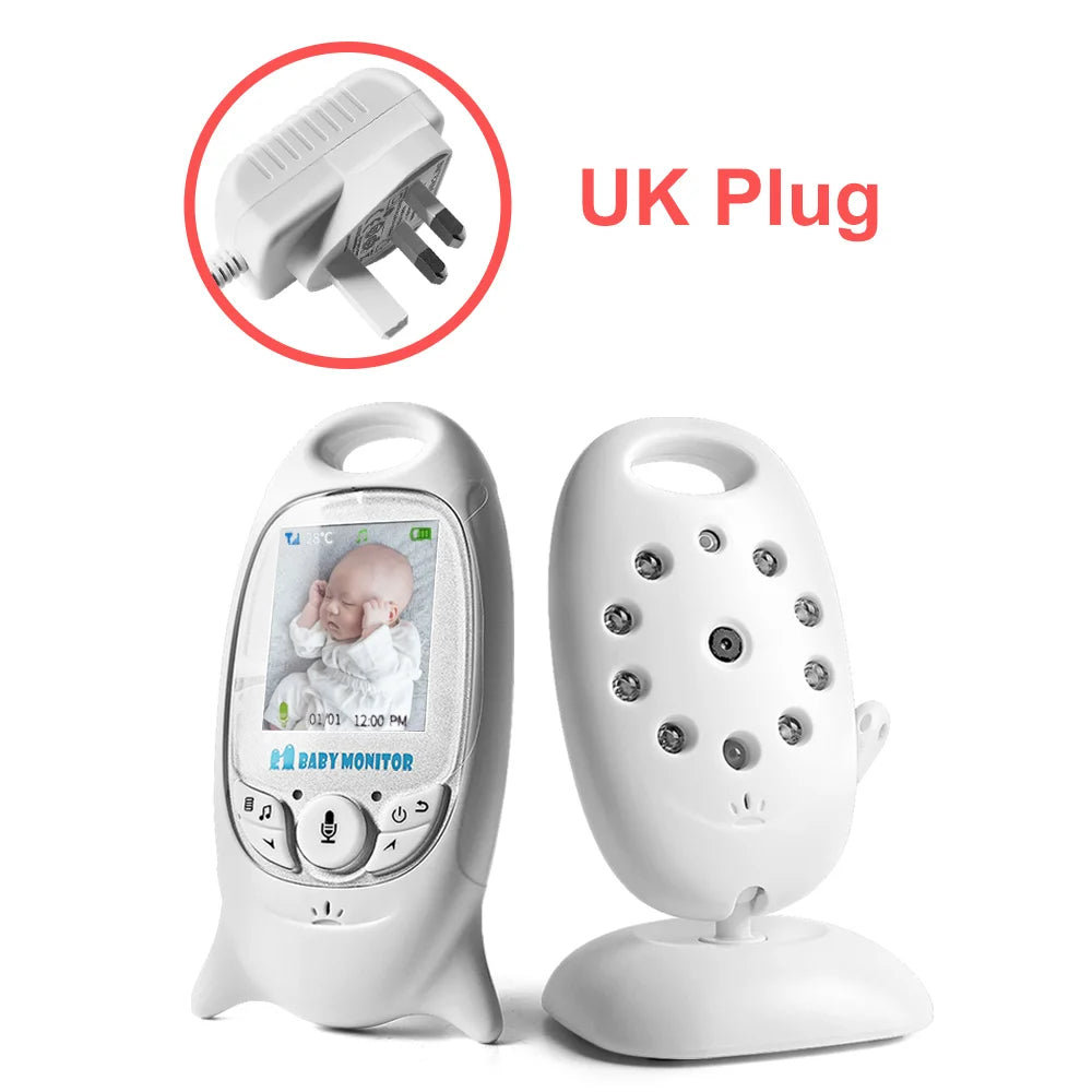 VB601 Video Babyphone Kabellos 2,0'' LCD Babysitter 2-Wege-Gespräch Nachtsicht Temperaturüberwachung Sicherheitskamera 8 Schlaflieder