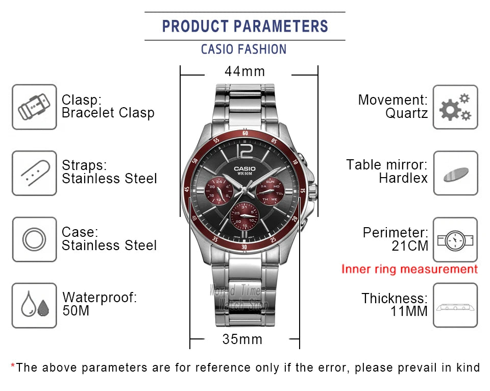 Casio watch wrist watch men top brand luxury set quartz watche 50m Waterproof men watch Sport military Watch relogio masculino