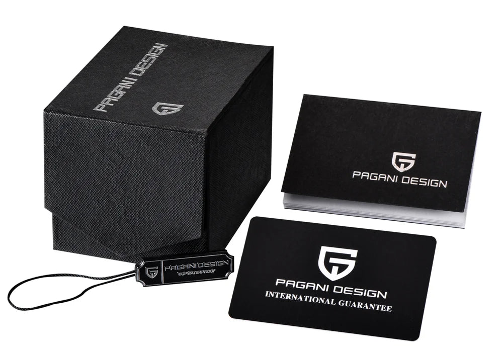 PAGANI DESIGN Brand Fashion Sports Leather Watches Men Luxury Automatic Mechanical Skeleton Waterproof Watches Relogio Masculino