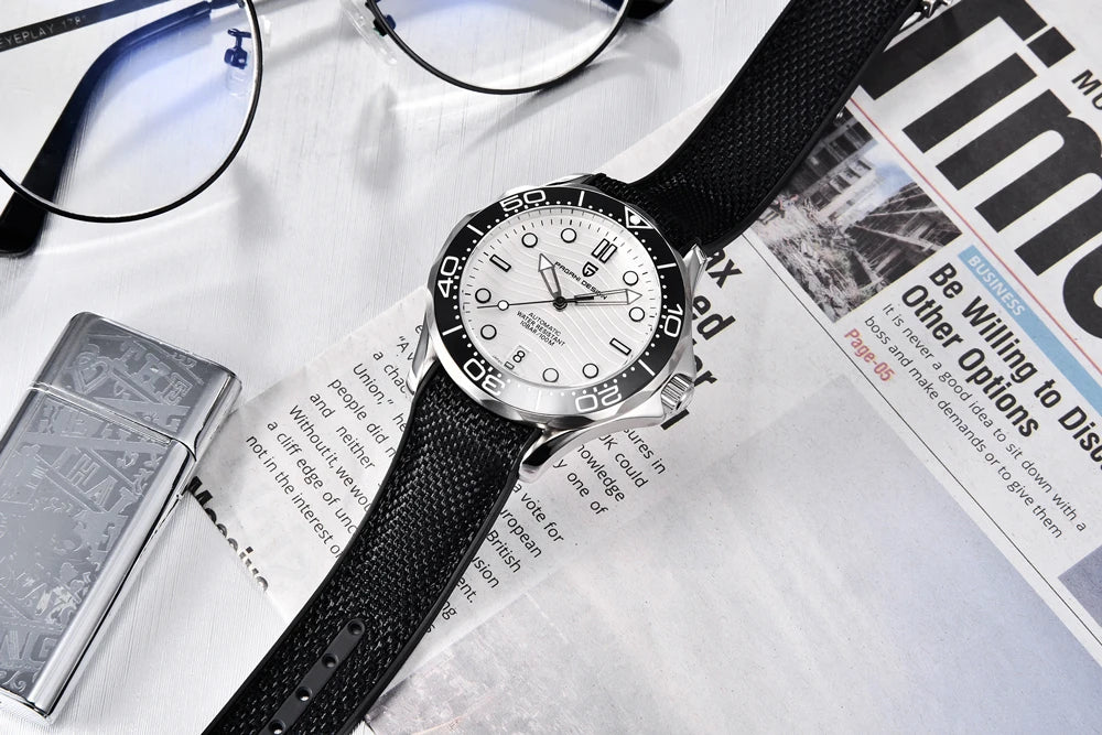 2025 New PAGANI DESIGN 007 Men's Watches Luxury Automatic Watch For Man NH35 Mechanical Wristwatches AR Sapphire Luminous Clock