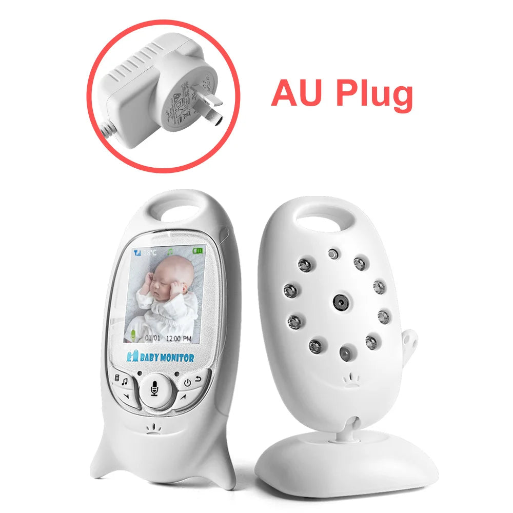 VB601 Video Babyphone Kabellos 2,0'' LCD Babysitter 2-Wege-Gespräch Nachtsicht Temperaturüberwachung Sicherheitskamera 8 Schlaflieder