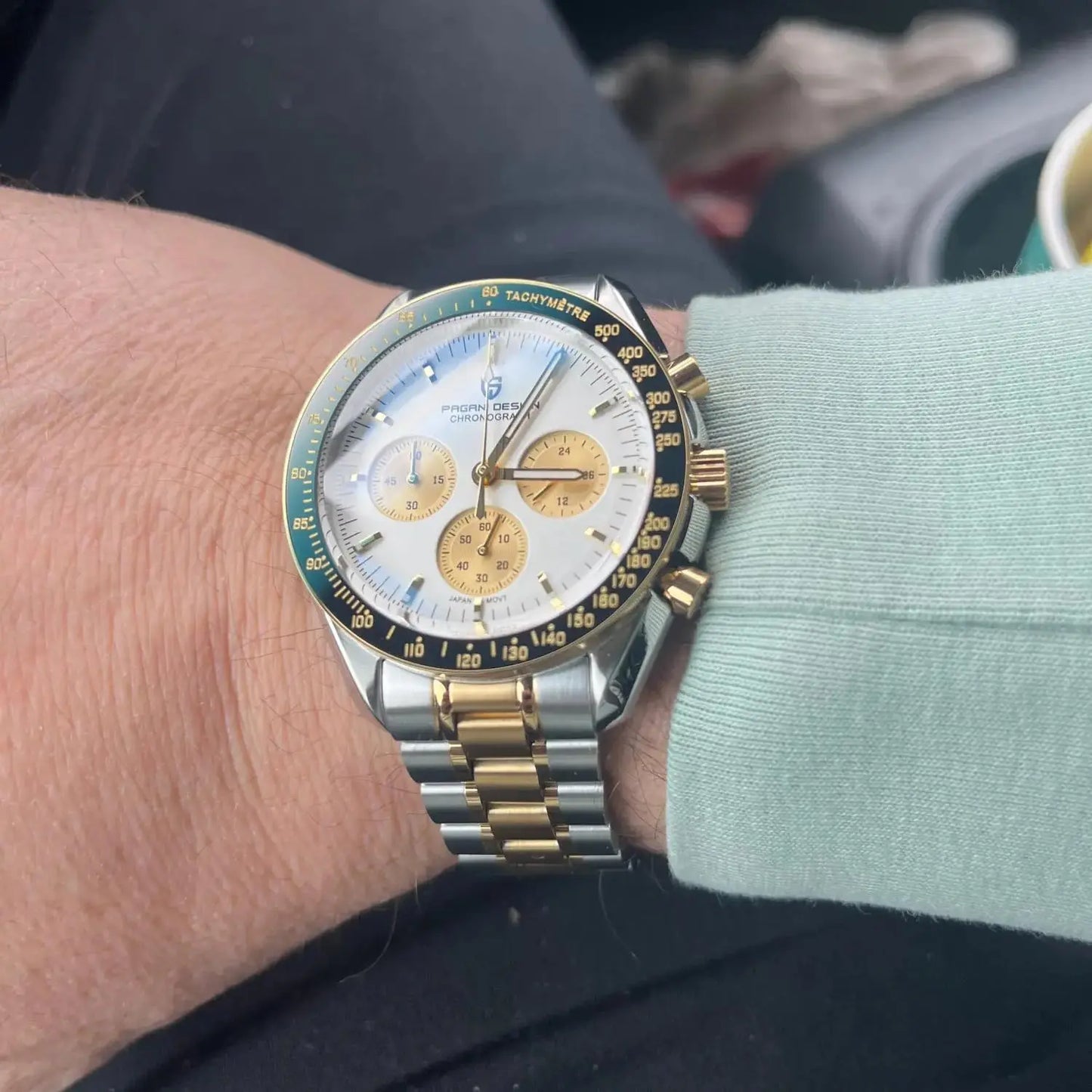 PAGANI DESIGN New Retro Watch Luxury Moon Quartz Watches For Men Stainless steel Luminous waterproof Sport Chronograph Man 2026