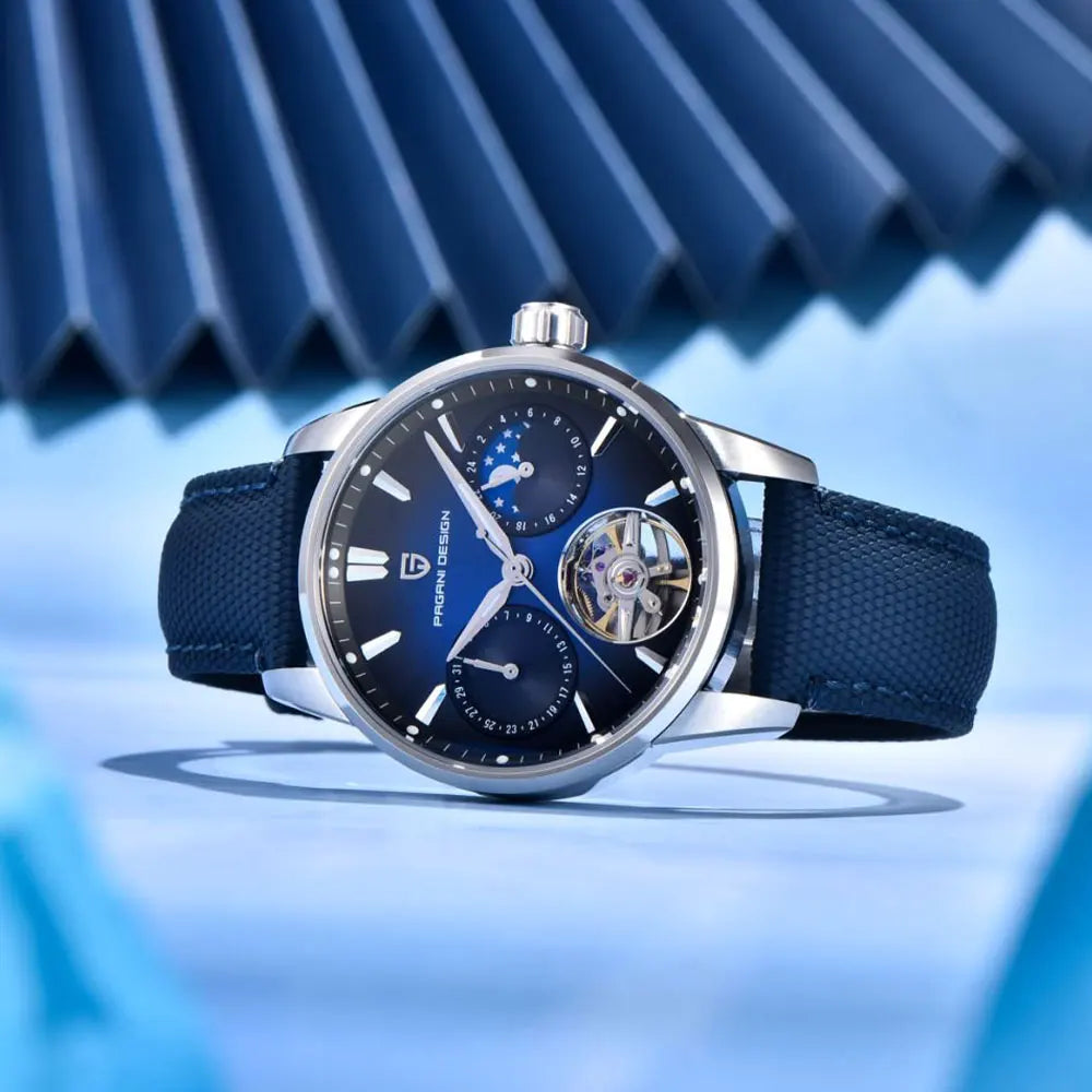 PAGANI DESIGN Tourbillon Men Wristwatch Top Brand 41mm Mechanical Watches Sapphire 100M Waterproof YS021 Gift Watch for Men 2025