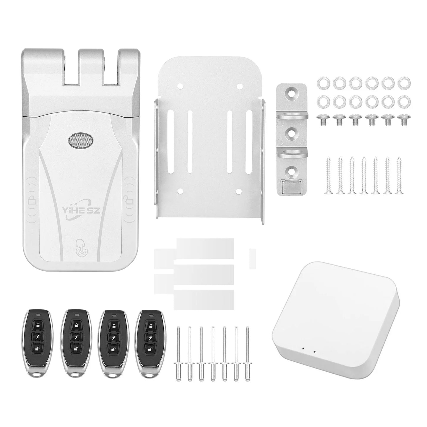 YiHESZ Tuya Smart Door Lock Digital Electronic Remote Control Security Protection Support Smart Home Invisible Induction Lock