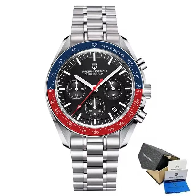 PAGANI DESIGN Men's Watches Top brand Luxury Men Quartz Wrist Watch Automatic Date Speed Great Master Chronograph Reloj Hombre