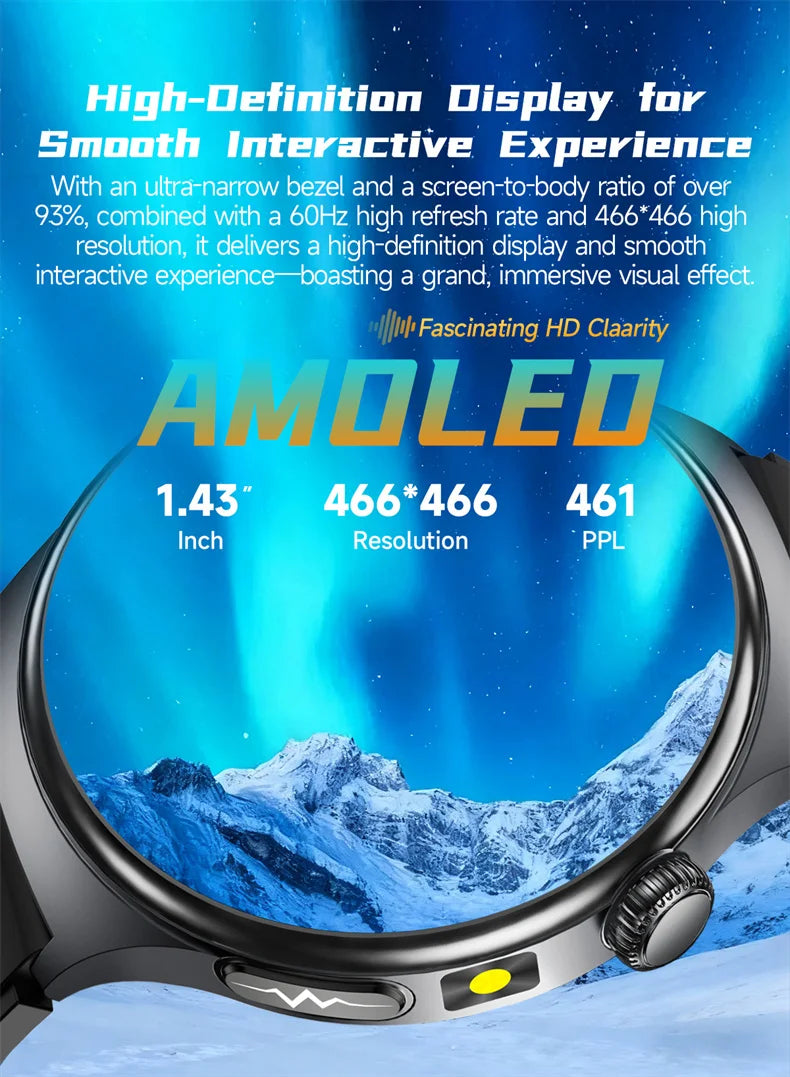 2026New Health Sport ECG AI Diagnosis Smart Watches Men Heart Rate Blood Pressure IP68 Waterproof Smartwatches For Men women