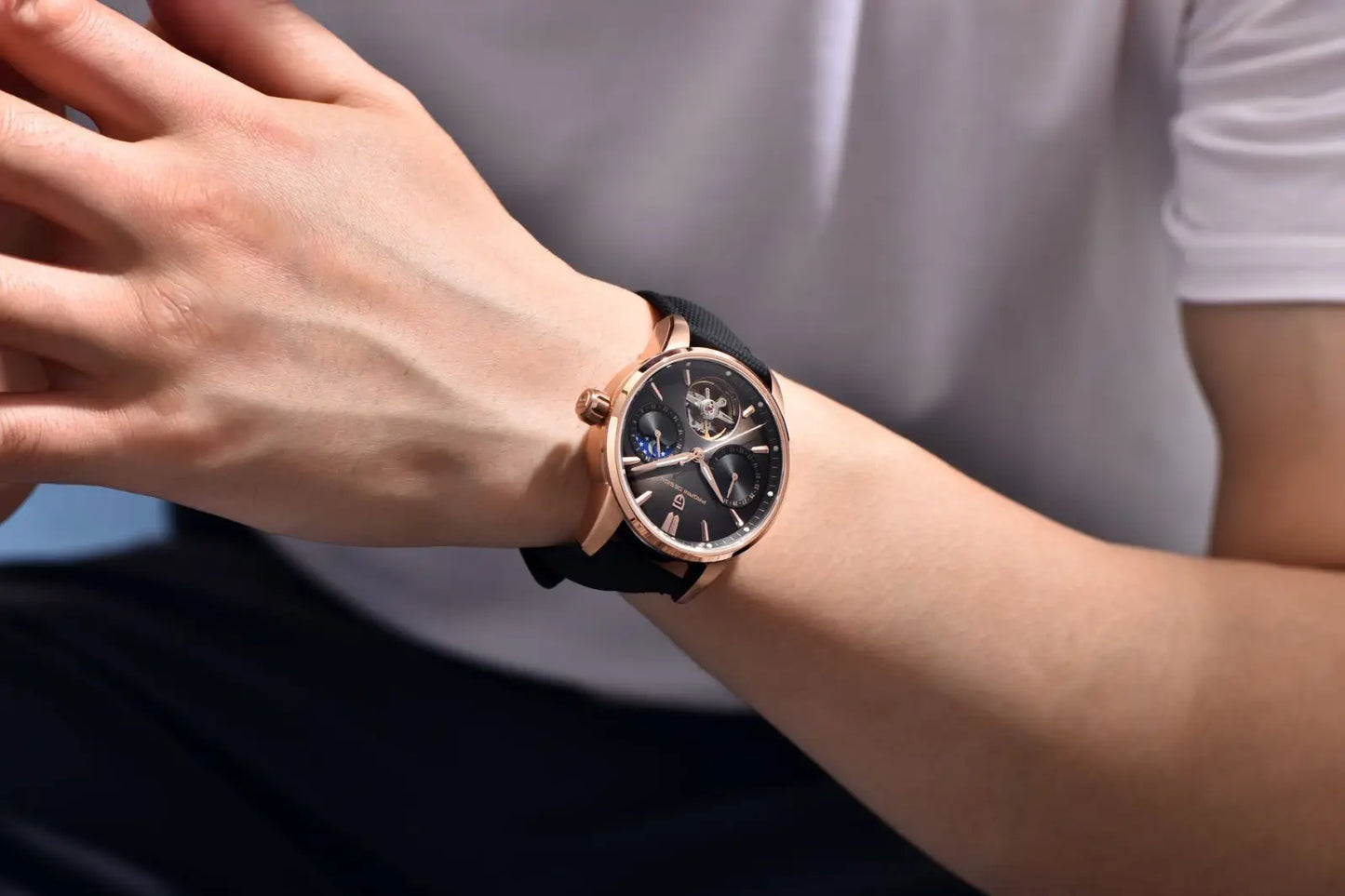 PAGANI DESIGN Top Luxury Men Clock Luminous Hollow Tourbillon Automatic Wristwatch Mechanical Stainless Steel Men's Watch Reloj