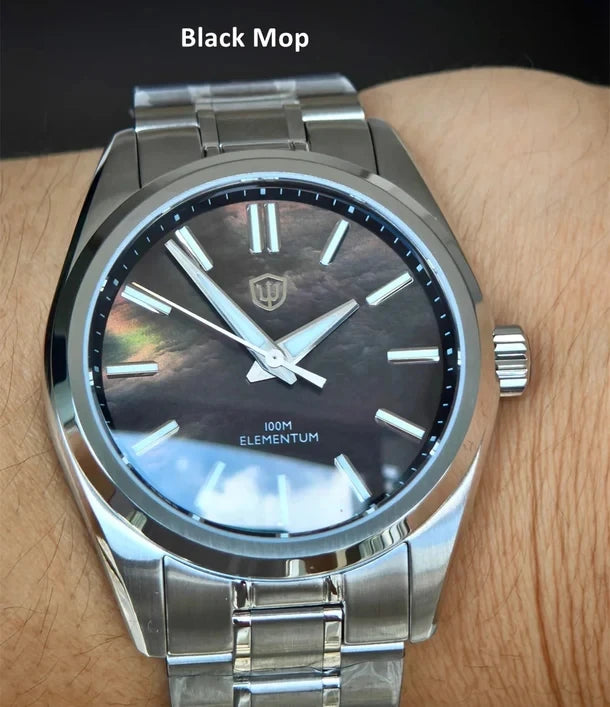 Crack-Dial Watchdives WD0003C 38mm Men Watch VH31 Sweep Seconds Quartz Movement Sapphire ice Luminous 10Bar Waterproof Watches