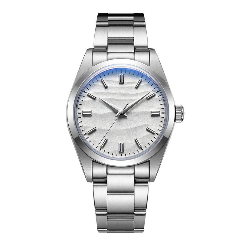 ADDIESDIVE Hot Sale AD2030 Men's Watch Original Design Sand Dial VH31 Quartz Watches Bubble Mirror Glass Waterproof Wristwatch