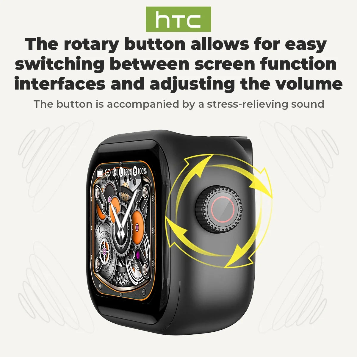 HTC NE40 Earphones Bluetooth V6 TWS Sports AI Translator Earbud Noise Reduction Wireless Headphones With Mic