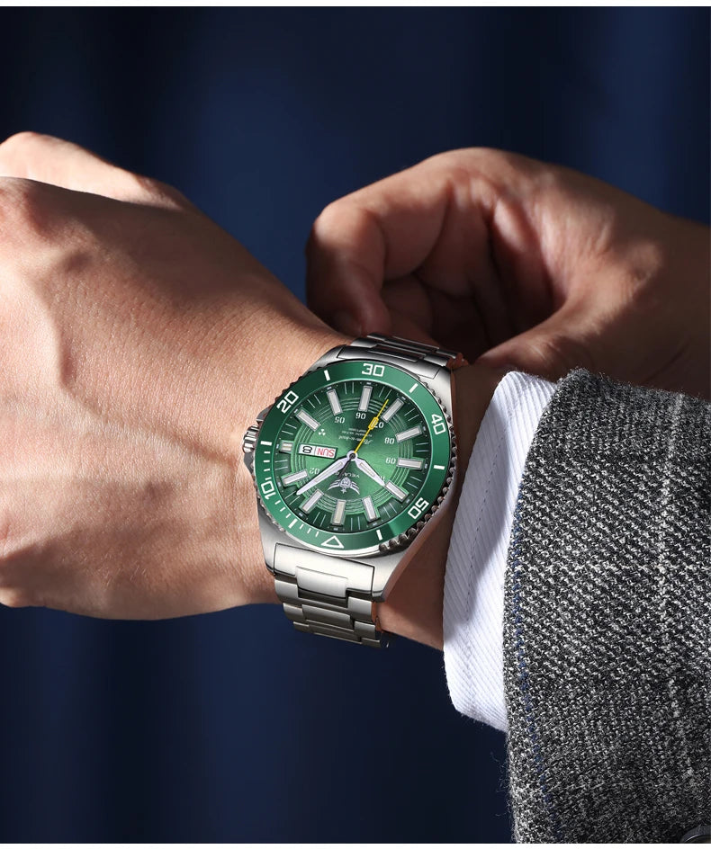 Yelang V1032 Automatic Movement Men Watch 300m 30Bar Waterproof Dive Watches for Man Luminous 44MM  V1032