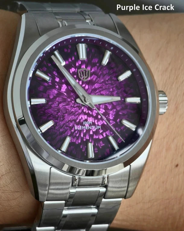 Watchdives WD0003C 38mm Men Watch VH31 Sweep Seconds Quartz Movement Sapphire ice Crack Dial Luminous 10Bar Waterproof Watches