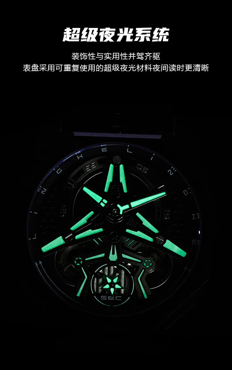 Pagani Designs Watches For Men Multifunctiona Chronograph Wristwatch Waterproof Luminous Mens Automatic Watch Reloj Montre Homme