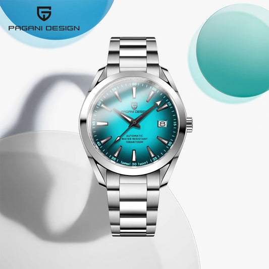 PAGANI DESIGN 2025 40MM Men's Watches Luxury Automatic Watch For Men Mechanical Watch Stainless Steel luminous business Watches