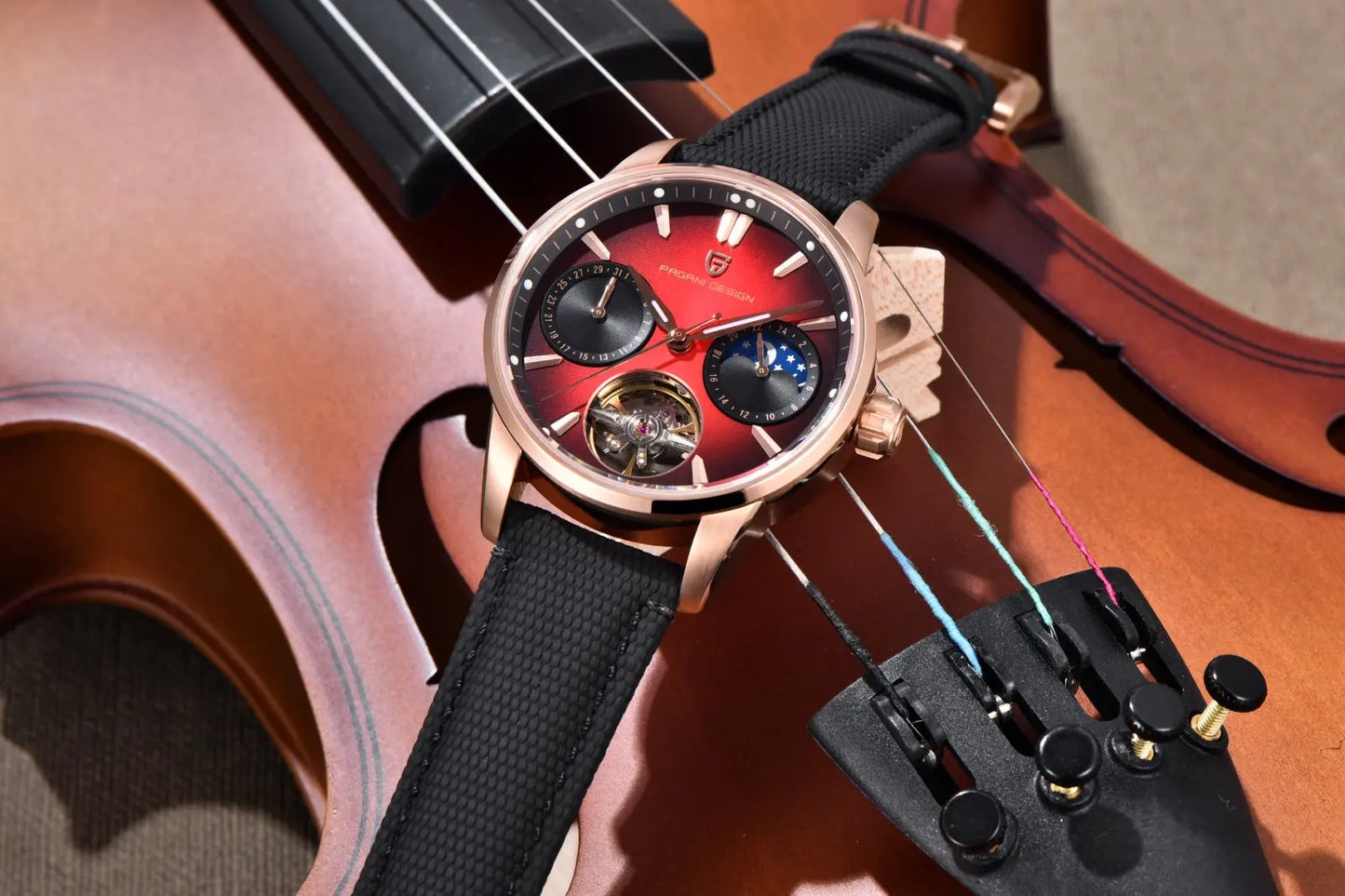 PAGANI DESIGN Top Luxury Men Clock Luminous Hollow Tourbillon Automatic Wristwatch Mechanical Stainless Steel Men's Watch Reloj