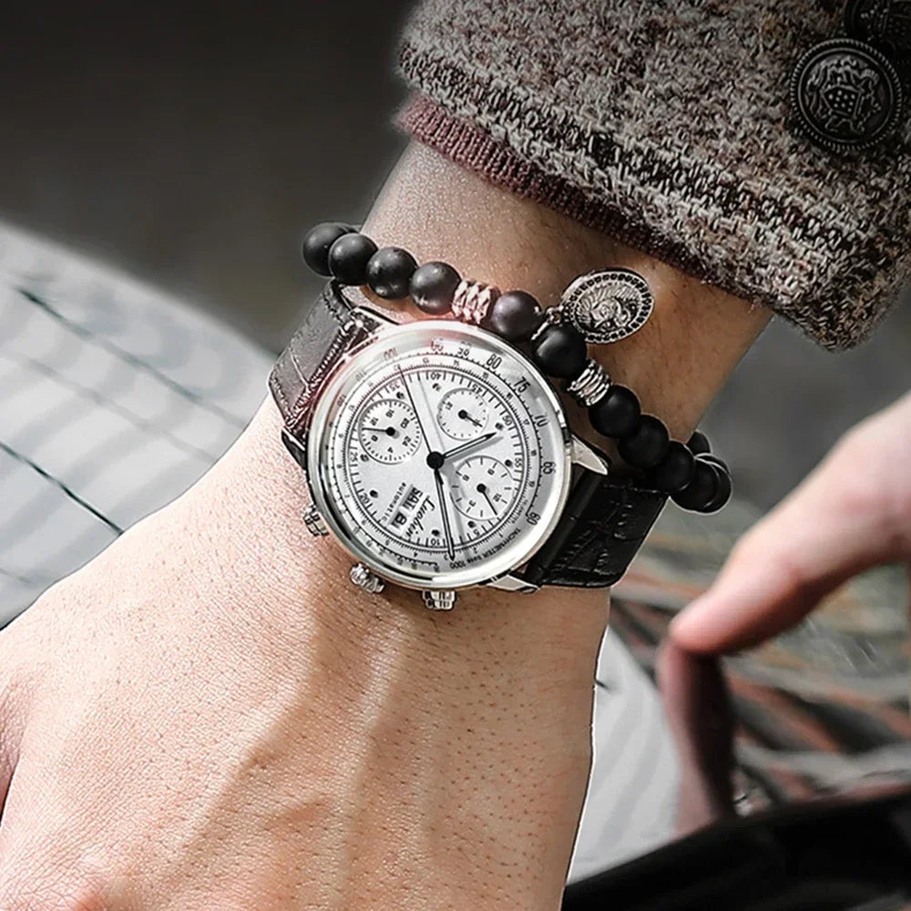 Luxury Men Watch Automatic Mechanical Watches Self Winding Business Stainless Steel Luminous Wristwatch Relojes Para Hombre 2020