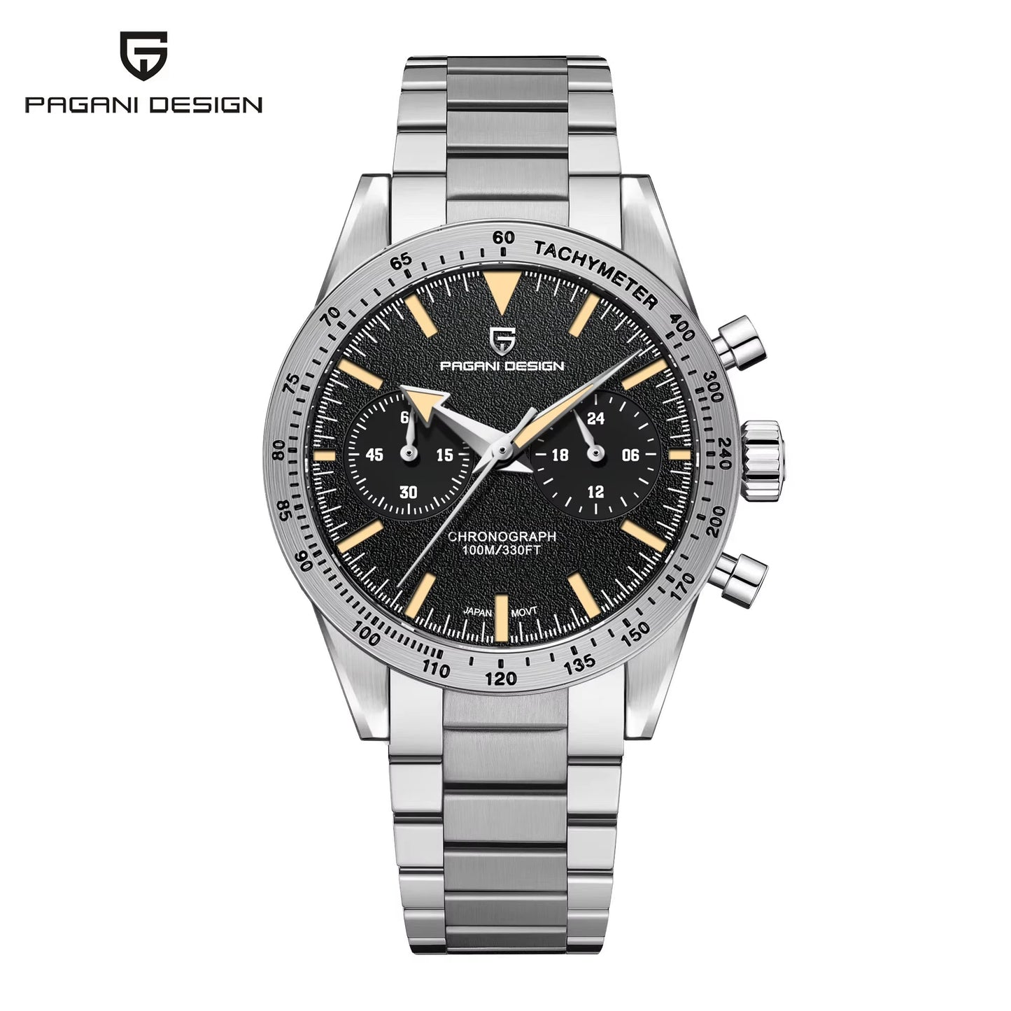 PAGANI DESIGN New Fashion Moon Men's Watches Luxury Quartz Watch For Men Sport VK64 AR Sapphire glass 2026 Retro Chronograph