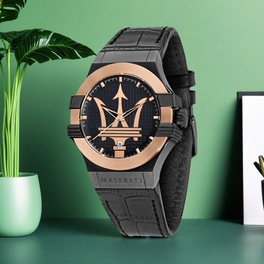 Maserati watch men's fashion multifunctional big trident Europe and the United States watch luxury Shi Ying authentic waterproof