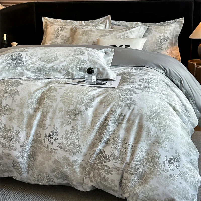 Svetanya Cotton Underwear Bedding Sets Linens Queen King Ru Size Print Sheet Pillowcase Blanket Cover Set