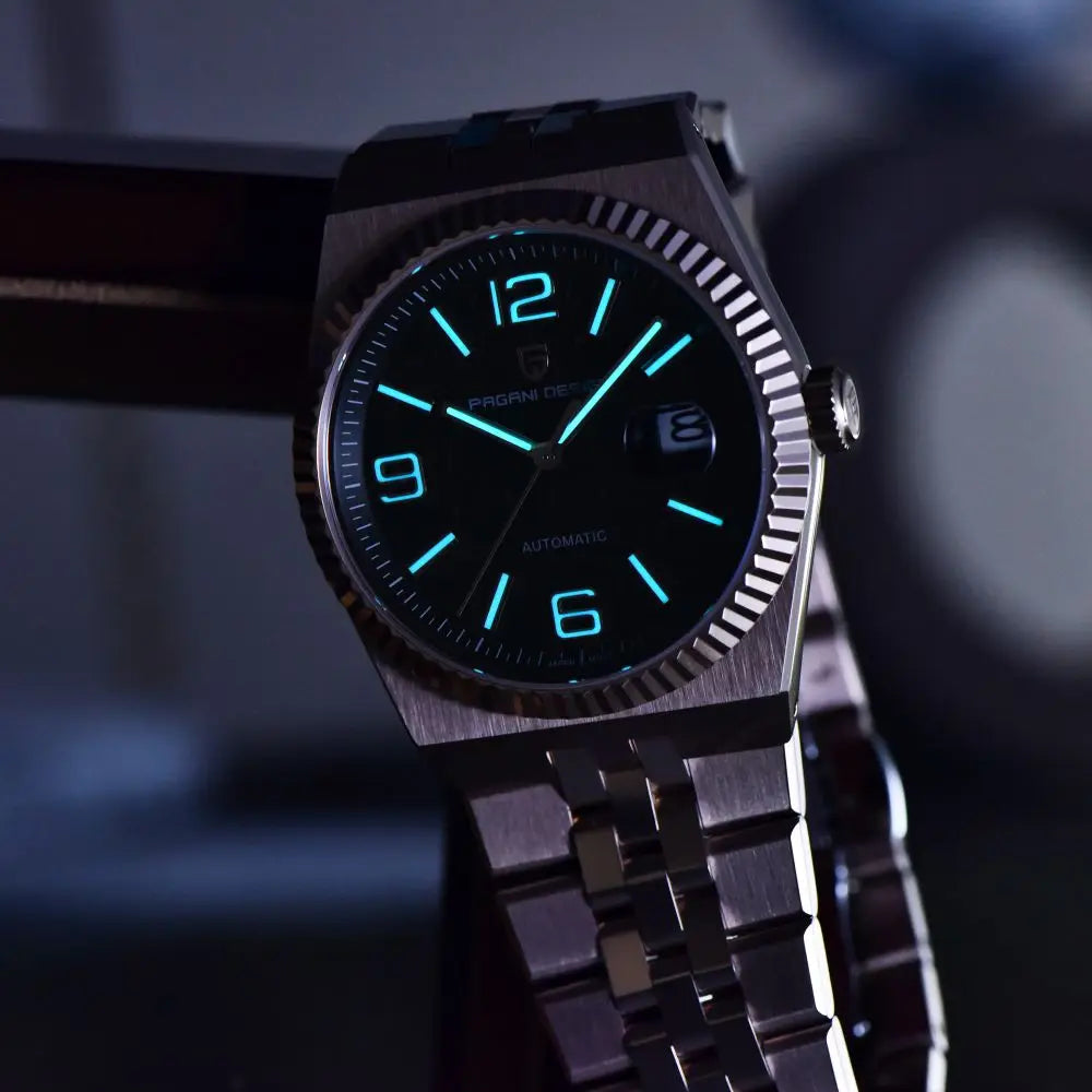 PAGANI DESIGN 2025 Men Mechanical Watches Men Luxury Automatic Watch For Man AR Sapphire Mirror Waterproof Luminous With Box