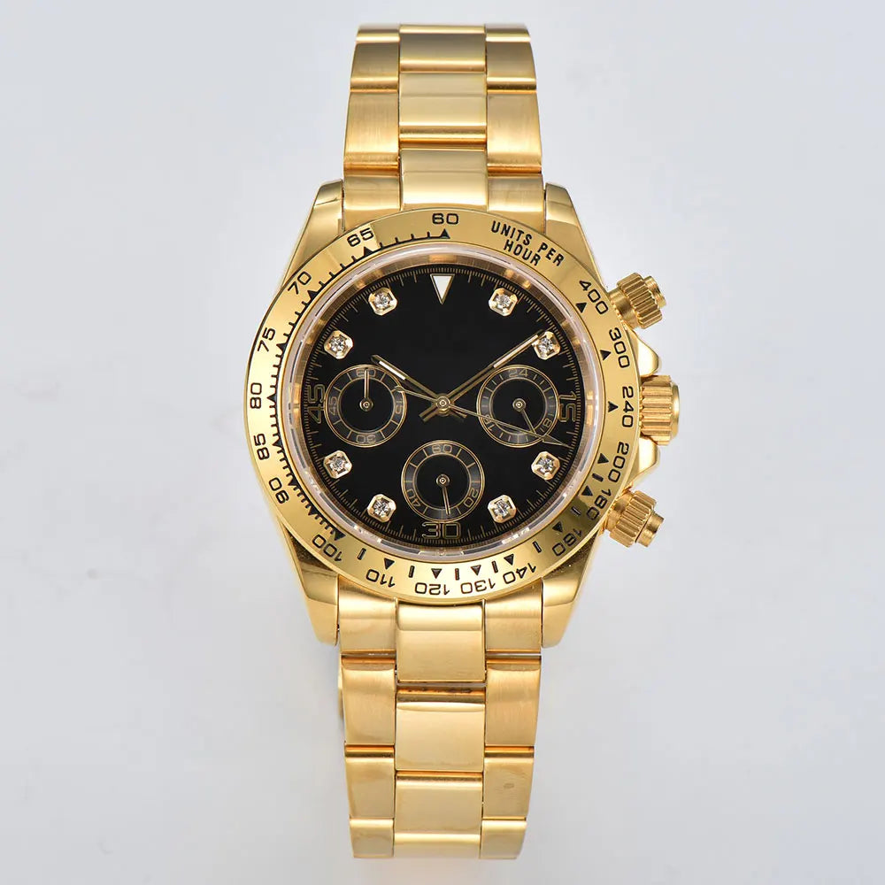 Men's luxury watches VK63 watch Sports Quartz Watch Sapphire multifunctional Mechanical timing watch for vk63 Movement