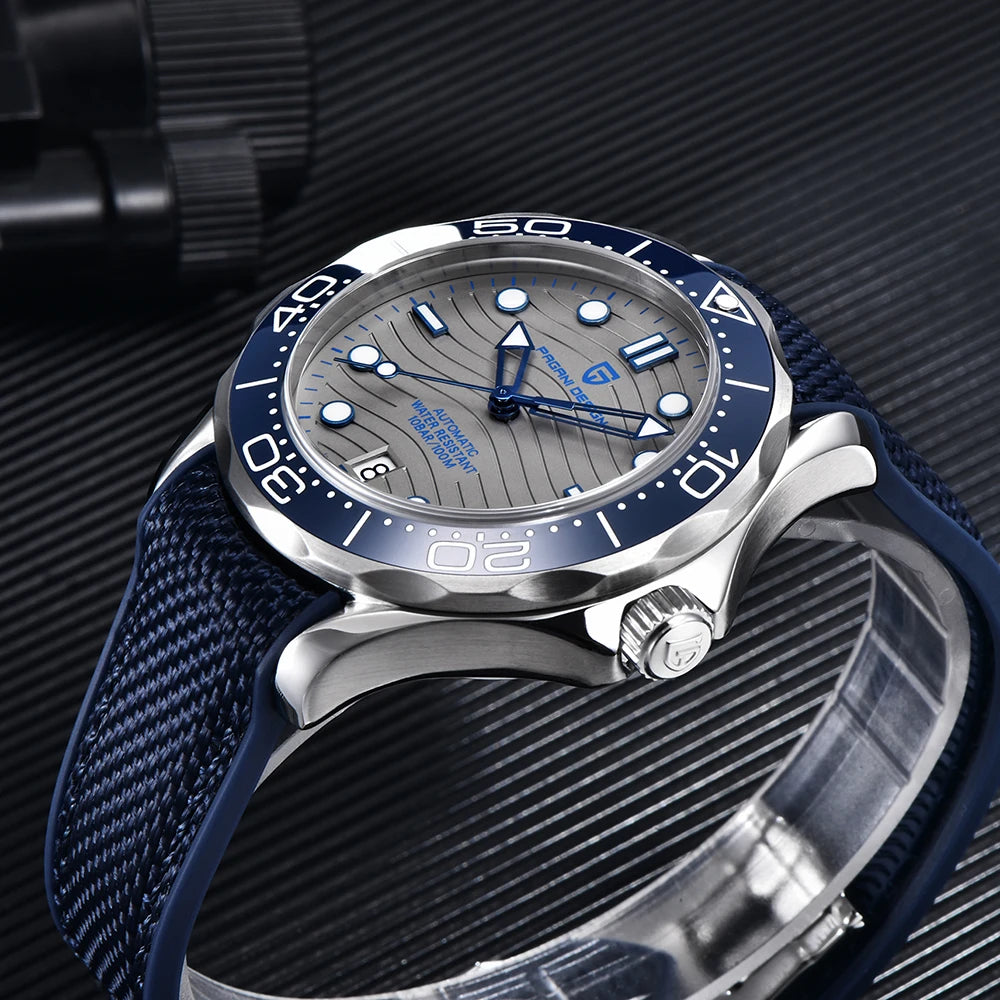 PAGANI DESIGN Men's Watches 2025 New Ceramic Bezel Luxury Automatic Watch For Men Mechanical Wristwatches Sapphire Mirror Clocks