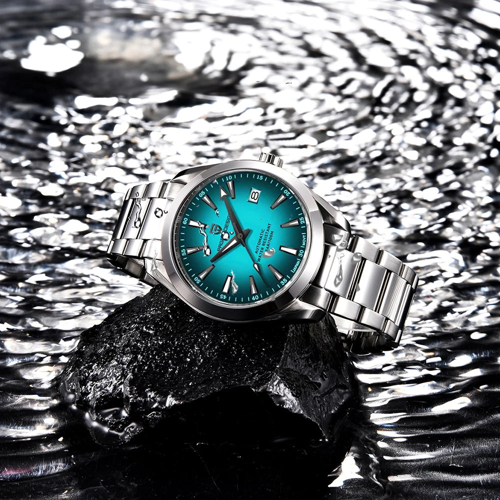 PAGANI DESIGN 2025 40MM Men's Watches Luxury Automatic Watch For Men Mechanical Watch Stainless Steel luminous business Watches