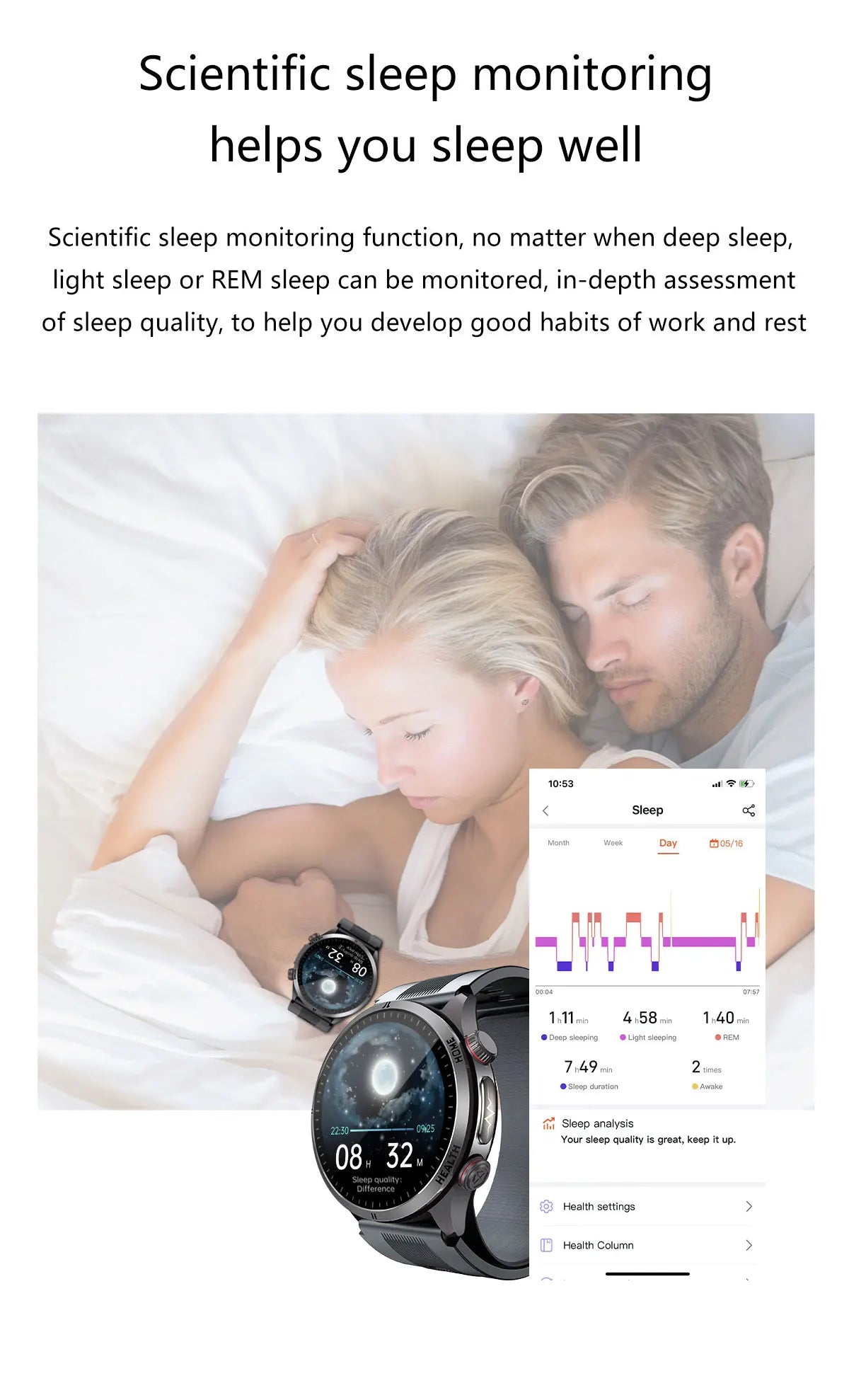 2026 New ECG Air Pump Airbag Accurate Measure Smart Watch Men Micro Physical Examination Blood Pressure Sport SmartWatch Health
