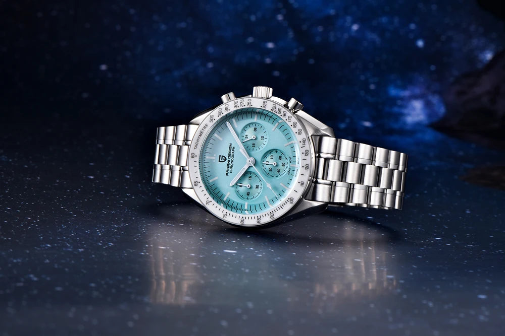 PAGANI DESIGN New Retro Watch Luxury Moon Quartz Watches For Men Stainless steel Luminous waterproof Sport Chronograph Man 2026