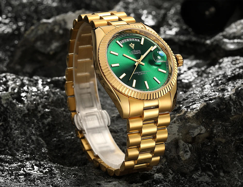 CADISEN DD40 Men Watches Luxury Automatic Watch Men AR Sapphire Glass Mechanical Wristwatch Men 10Bar MIYOTA 8285 Movt 2023 New