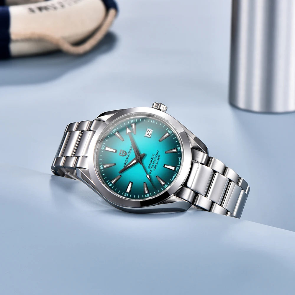 PAGANI DESIGN 2025 40MM Men's Watches Luxury Automatic Watch For Men Mechanical Watch Stainless Steel luminous business Watches