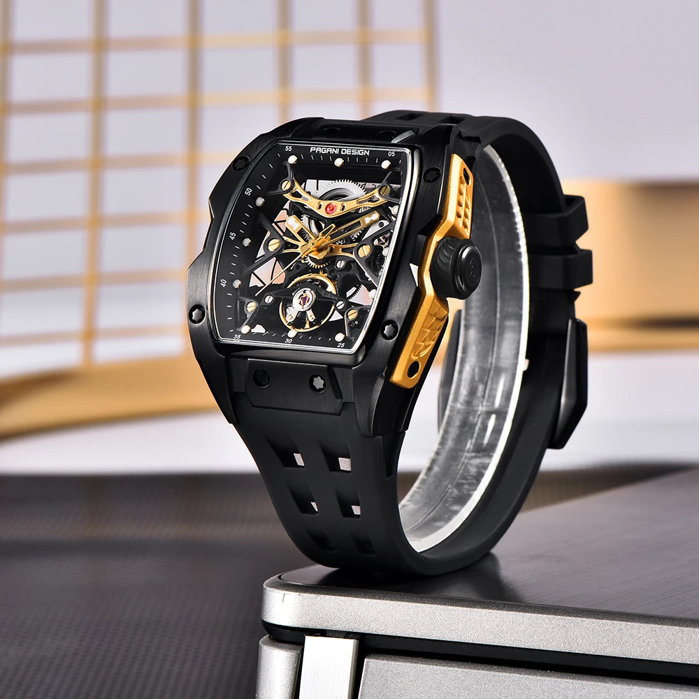 2024 Pagani Design new men's watch 50 meter waterproof stainless steel case luminous dial fashionable men's mechanical watch
