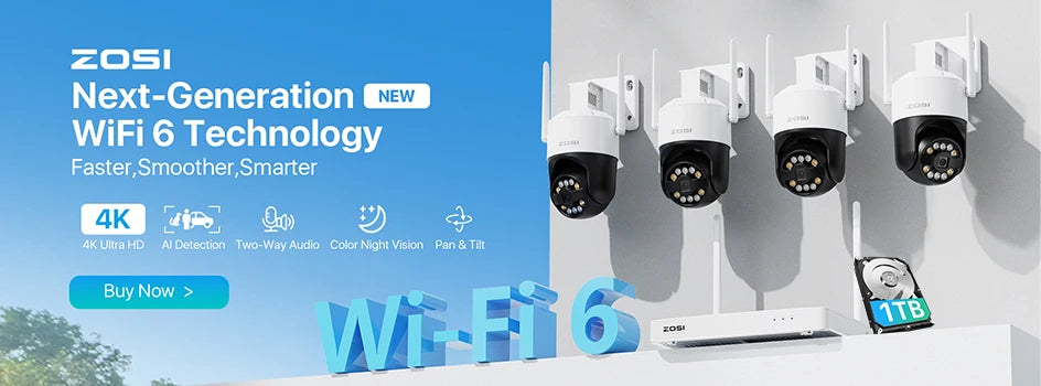 ZOSI 8CH POE Video Surveillance Kit 4K 8MP 5MP Super HD Outdoor IP Cameras AI Starlight Night Vision CCTV Security Camera System