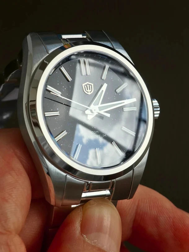 Crack-Dial Watchdives WD0003C 38mm Men Watch VH31 Sweep Seconds Quartz Movement Sapphire ice Luminous 10Bar Waterproof Watches