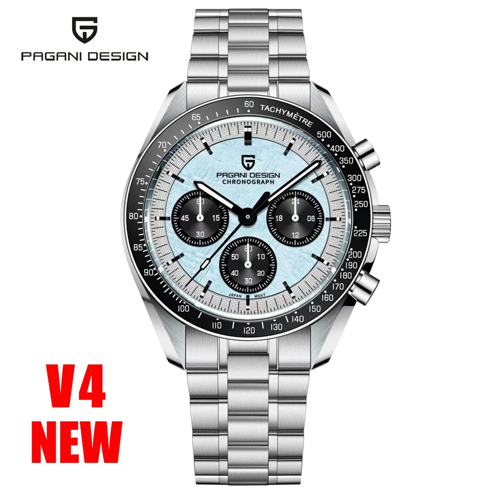 2025 New PAGANI DESIGN Tribute to CK2998 Moon Watch Retro Luxury Quartz Watches For Men Stainless steel Sport Chronograph Man
