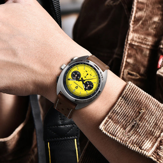 2025 New PAGANI DESIGN Men's Watches Top Luxury Quartz Watch For Men VK63 Chronograph Wristwatch Luminous AR Sapphire Clock Gift