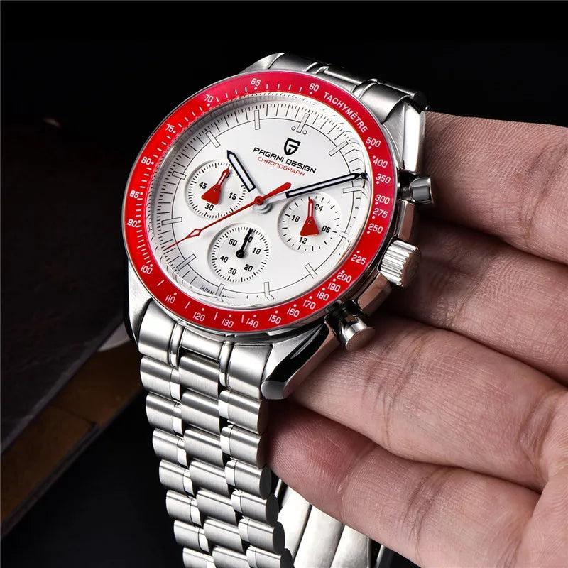 PAGANI DESIGN Men's Watches Top brand Luxury Men Quartz Wrist Watch Automatic Date Speed Great Master Chronograph Reloj Hombre