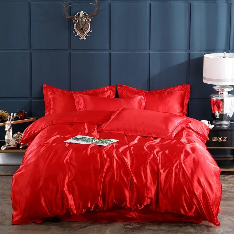 Luxury Solid Color Bedding Set