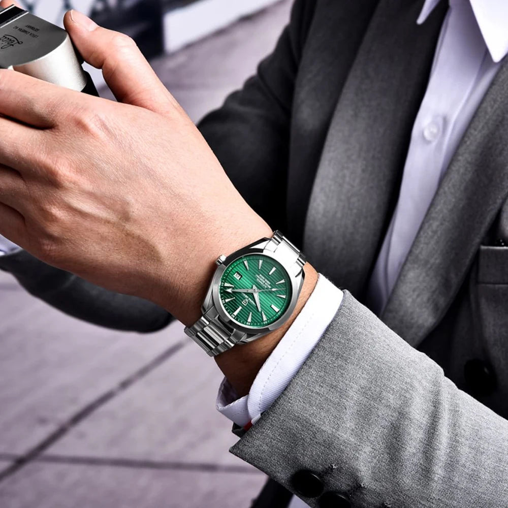 PAGANI DESIGN 2025 40MM Men's Watches Luxury Automatic Watch For Men Mechanical Watch Stainless Steel luminous business Watches