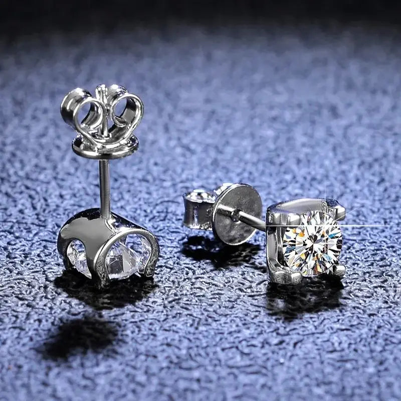 JoyceJelly 3ct D Clolor Real Moissanite Jewelry Sets Women's Sterling Silver 925 Earrings Necklace For Women Bridal Set Gifts