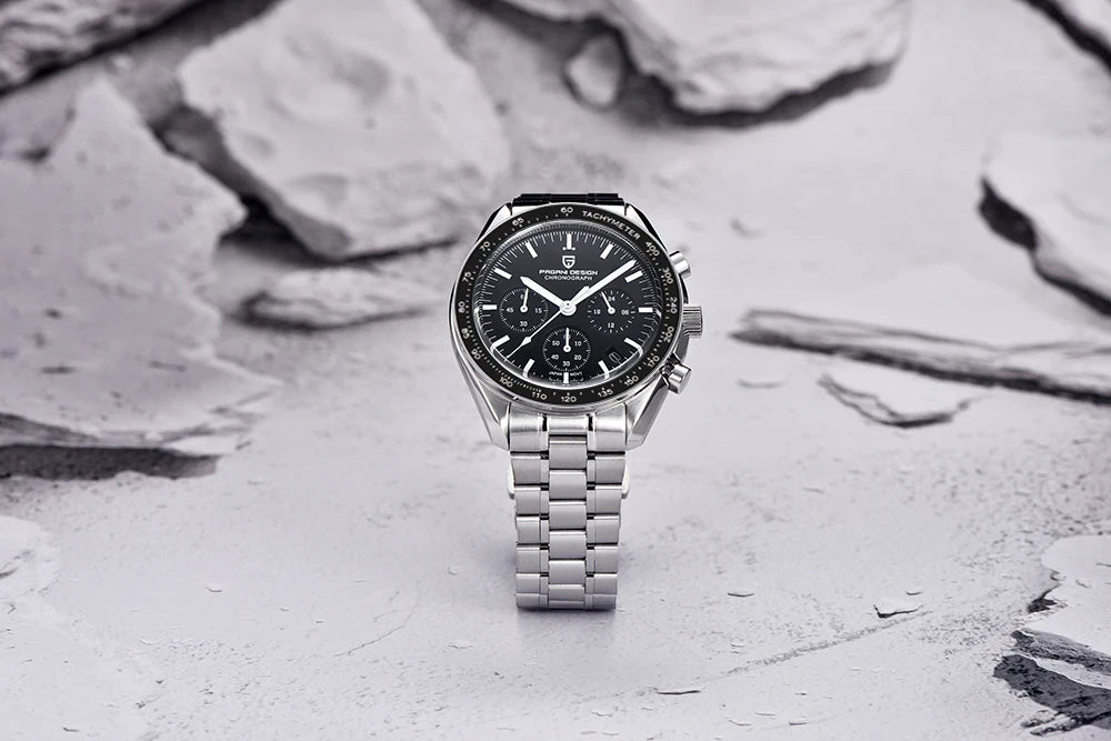 2025 New PAGANI DESIGN V5 Moon Men's Watches Top Luxury Quartz Watch For Men Chronograph Waterproof Sport Stainless Steel Clock