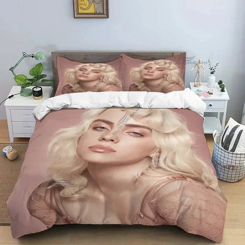 Popular Star B-E Singer Bedding Set Duvet Cover Bed Set Quilt Cover Pillowcase Comforter king Queen Size Boys Adult Bedding Set