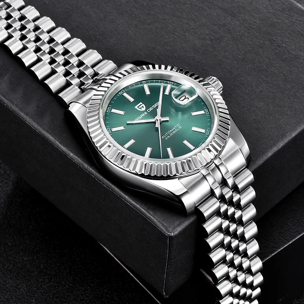 PAGANI DESIGN Neue V2 Herren-Mechanikuhr – Luxus-Uhr der Topmarke – Vollautomatisch – Wasserdicht bis 100 m – Edelstahl