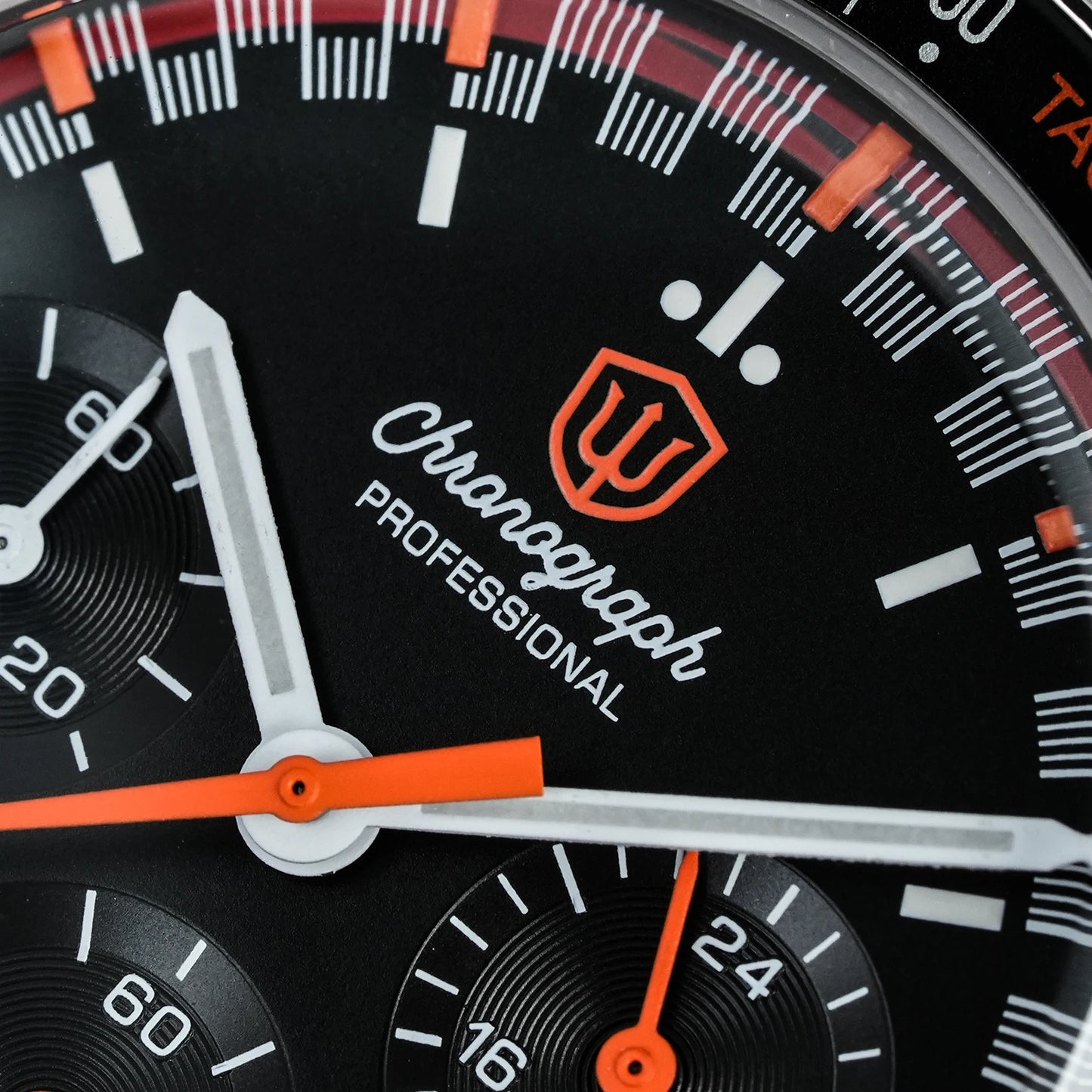 Watchdives WD1863 VK63 Quartz Chronograph Movement Bubble Sapphire Crystal 100m Waterproof Luminous 39mm Vintage Watches