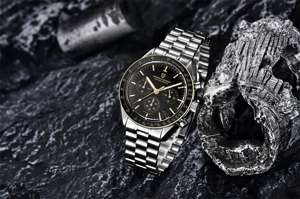 PAGANI DESIGN Sport Panda Mens Watches Quartz Chronograph Luxury Automatic Business Stainless Steel Waterproof Reloj Hombre 2023