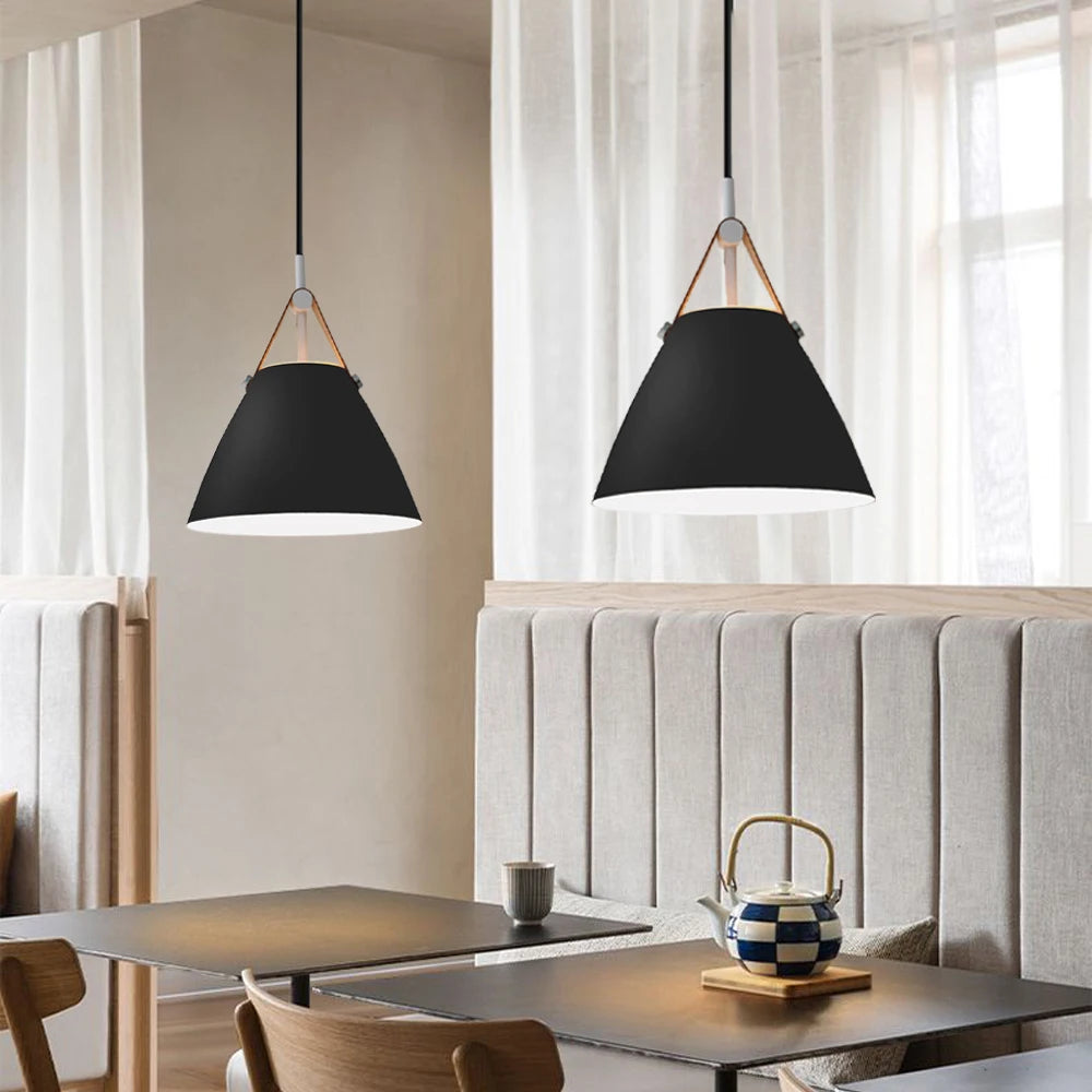 Modern Aluminum Pendant Light Nordic Ceiling Lamp for Living Room Hanging Lighting Fixture Restaurant Kitchen Ceiling chandelier