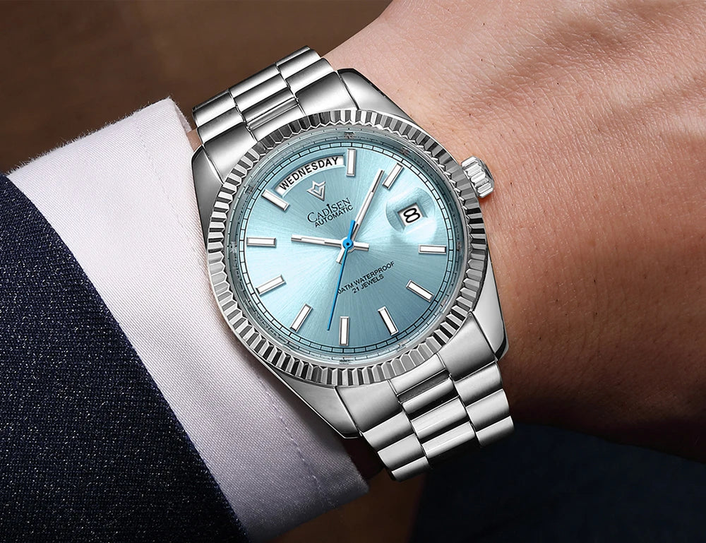 CADISEN DD40 Men Watches Luxury Automatic Watch Men AR Sapphire Glass Mechanical Wristwatch Men 10Bar MIYOTA 8285 Movt 2023 New