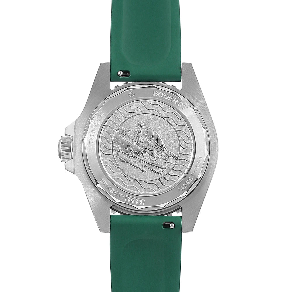 Boderry Seaturtle Titanium Diver Watch Men Luxury Bronze Watches Automatic Mechanical Wristwatch Sport 200M Waterproof Luminous