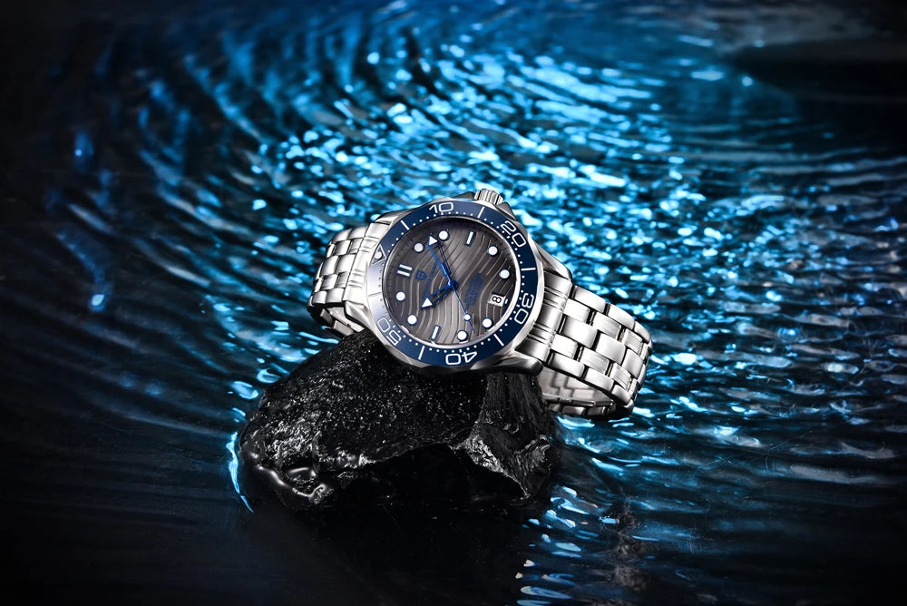 PAGANI DESIGN Men's Watches 2025 New Ceramic Bezel Luxury Automatic Watch For Men Mechanical Wristwatches Sapphire Mirror Clocks